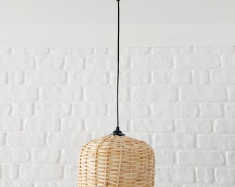 RETRO NOW BODRUM wicker pendant lighting, pendant light, country lamp, rattan lamp, wicker lamp, vintage lamp, retro lamp, otantic lamp