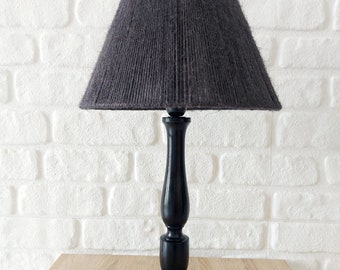 RETRO NOW BLACKSEA Black Wooden Leg Lamp