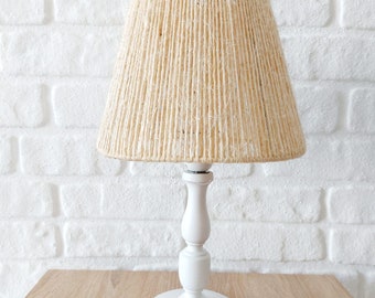 RETRO NOW ASPENDOS, Table Lamp, Wood Table Lamp, Bedside Lamp, Wooden Bedside Lamp, Decorative Lamp, Retro lamp, Vintage lamp, Rattan lamp