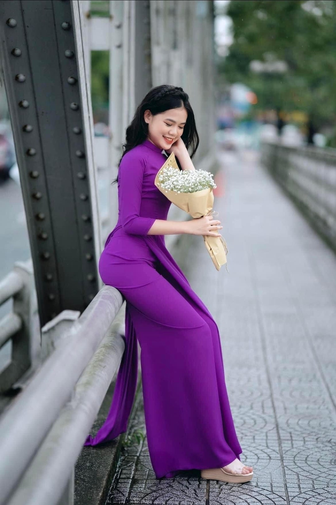 Pre made Ao Dai Viet Nam Purple Ao Dai For Women Girl Ao Dai Etsy owner-s-consent-planning