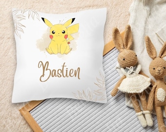 Pikachu cushion personalized birth or first name