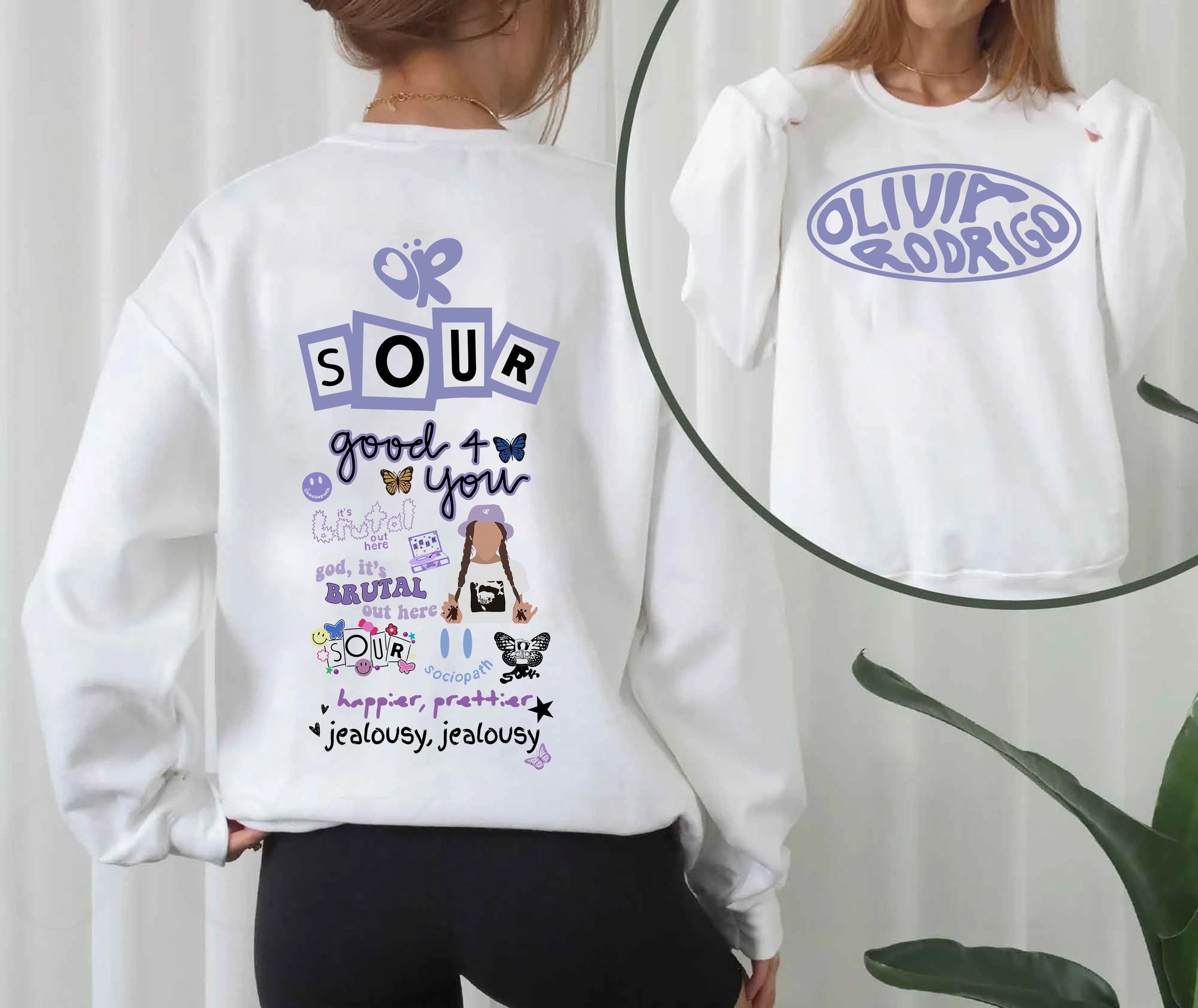 Olivia Rodrigo Sweatshirt Olivia Sour Tour Hoodie Good 4 U Shirt sold by Thien SKU 231048 Printerval Australia