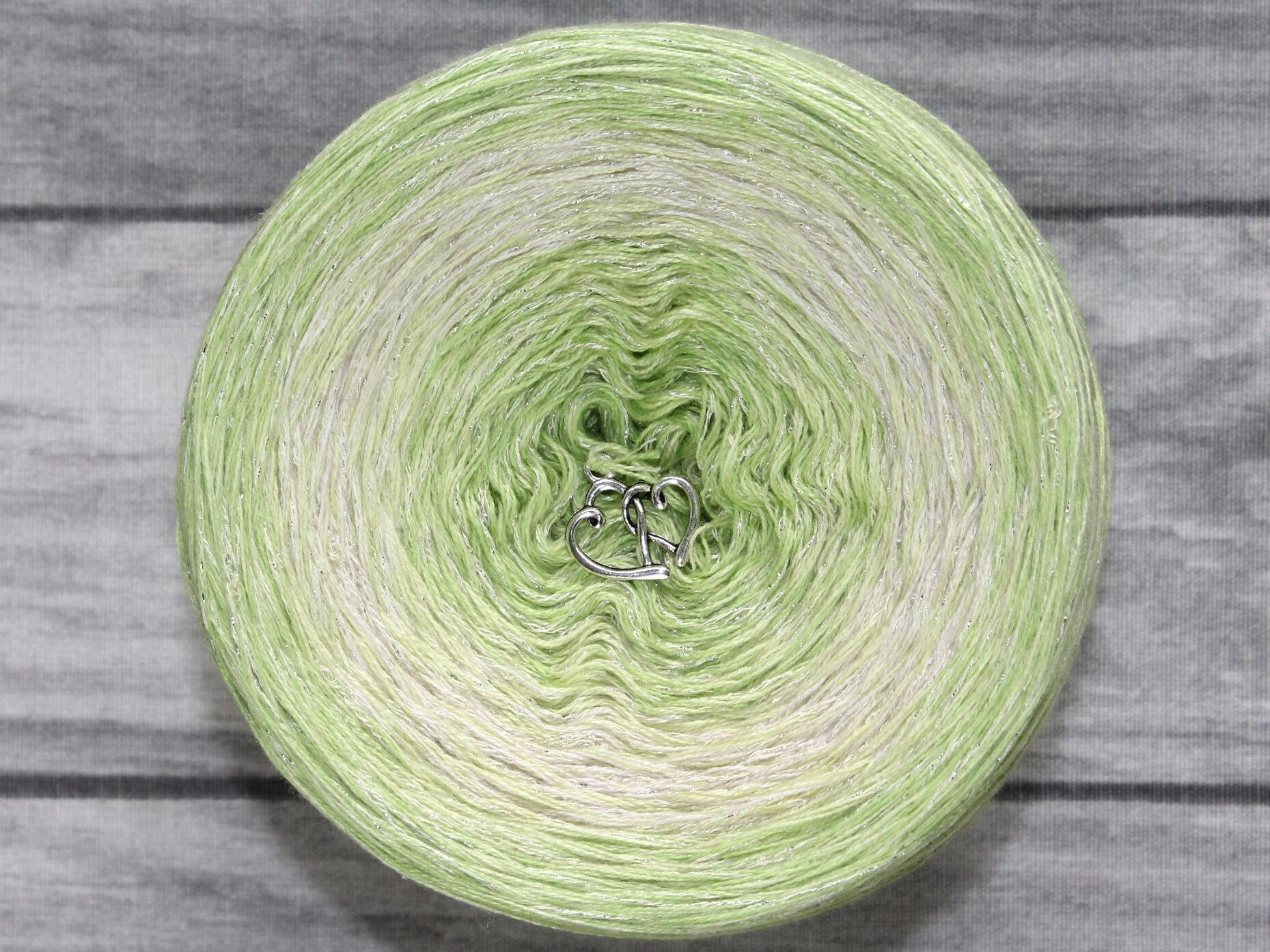 Gradient Yarn Cake, 50/50 Cotton Acrylic, angel, Crochet/knitting Yarn,  Ombre Yarn, Shawl Yarn, Mandala Gradient Yarn 