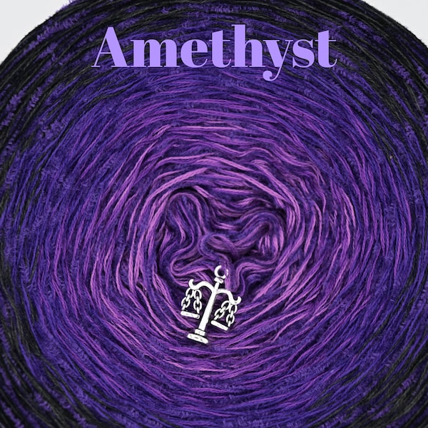 Twister Bobbel "Amethyst" mit Chenille Flausch