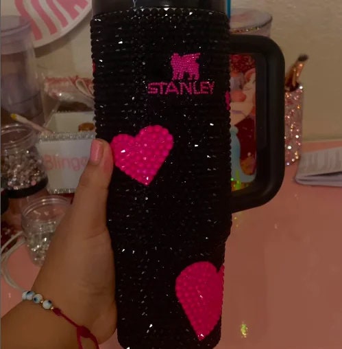 Starbucks Stanley Classic Straw Cup Pink Insulated Car Cup 20oz Pink