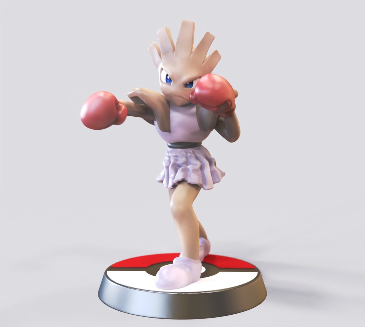 Pokemon Tyrogue Hitmonlee Hitmonchan Hitmontop 3D model 3D printable