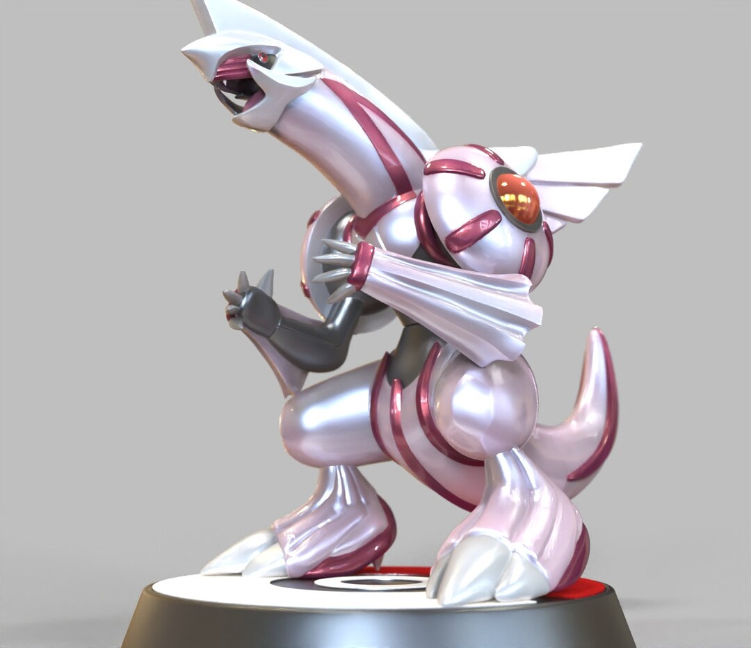 Palkia Pokemon Statue Figure Hand Painted Nintendo Gaming Decor Etsy
