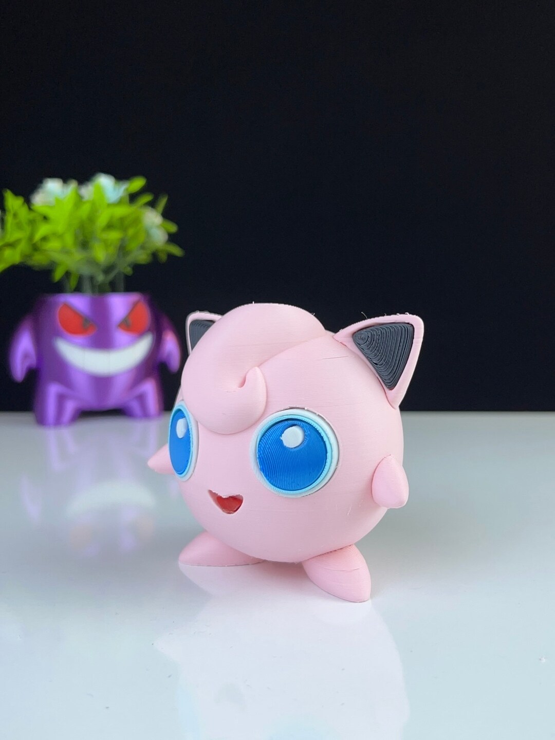 Jigglypuff Pokemon Statue Figure Nintendo Gaming Decor Etsy