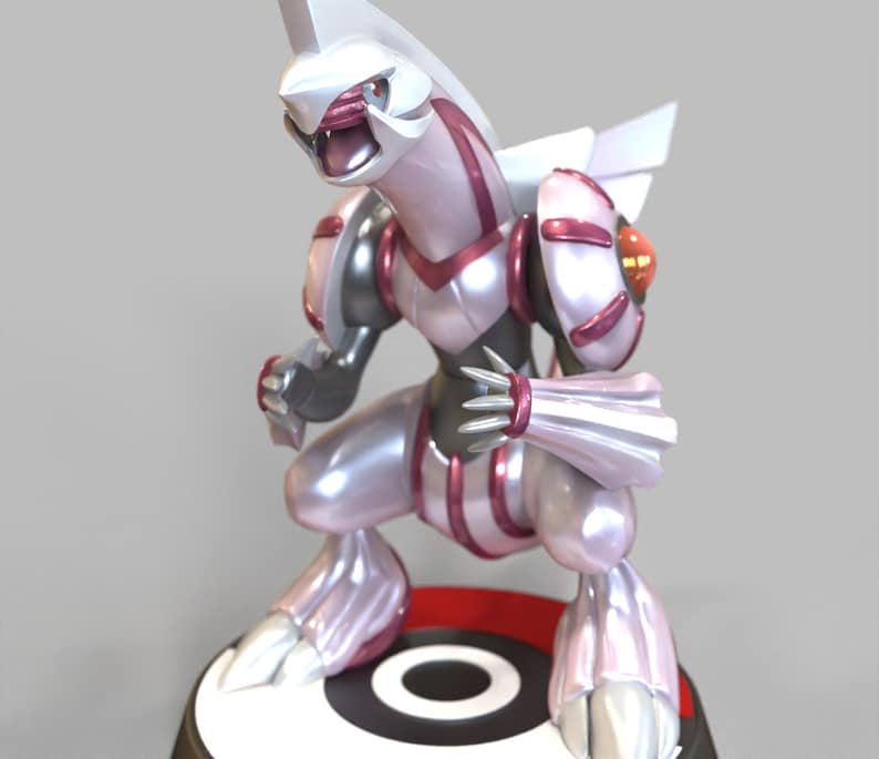 Palkia Pokemon Statue Figure Hand Painted Nintendo Gaming Decor Etsy