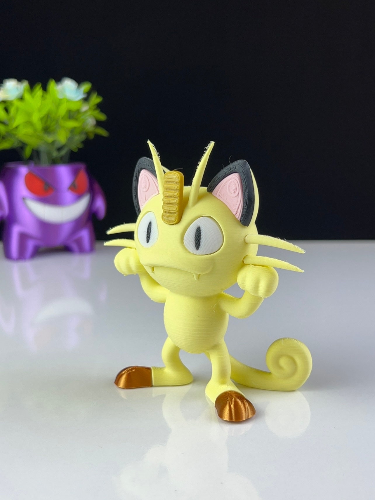 Sleeping Meowth Cosplay Pikachu - Pokemon Resin Statue - Shiny