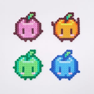 Stardew Valley Junimos aus Bügelperlen, Videogames, Schlüsselanhänger, Magnete, Dekoration, Farm, Pixelart