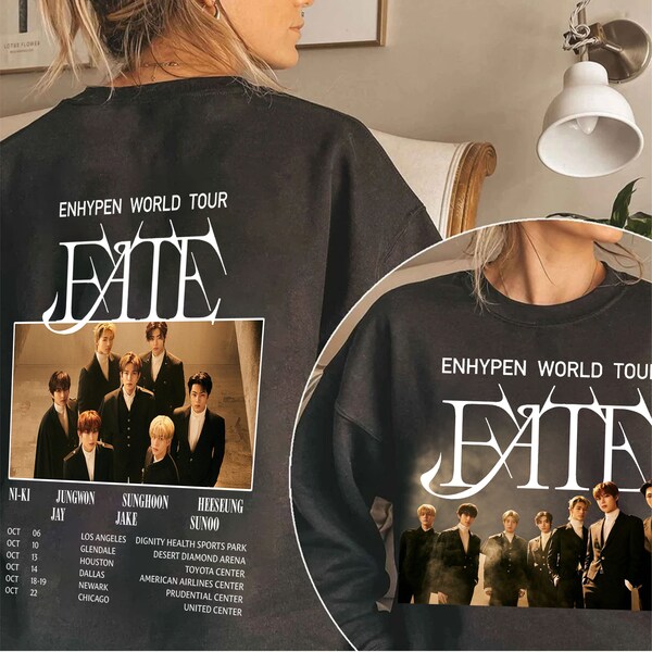 Enhypen Fate Tour Merch Etsy