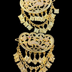 Punjabi Suii / Hairpin  For Wedding /One Gram Gold Hair Jewelery/ Golden Hair Sui/ Gold Plated Sui / Sangeet / Haldi / Mehndi / Jaggo