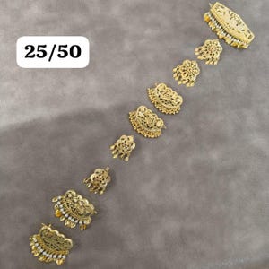 Punjabi Suii / Hairpin  For Wedding /One Gram Gold Hair Jewelery/ Golden Hair Sui/ Gold Plated Sui / Sangeet / Haldi / Mehndi / Jaggo