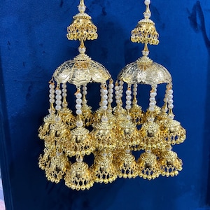 Punjabi Sikh Wedding Kaleera /Punjabi Wedding / Gold Kaleeras / Bridal Kaleera/ Indian Wedding Kaleera/Wedding Kaleera/Jadau Gold / Sangeet/
