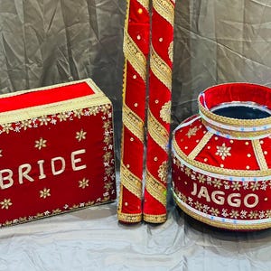 Indian Punjabi Wedding Ghadoli For Jaggo / Sikh Wedding Accessories / Ghdoli For Sangeet /Decorate Ghadoli For Jaggo / Indian Sikh Wedding /