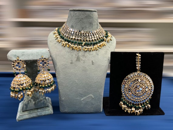 Gold patti necklace shop