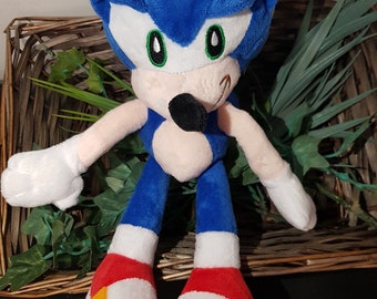 Personalised Sonic | Sega Sonic | Sonic the hedgehog|Plush toy| 30cm | add any name | Birthday gift