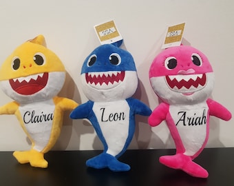 Personalised Baby Shark | Add any name |Christmas gift| | Birthday gift| custom made| 25cm