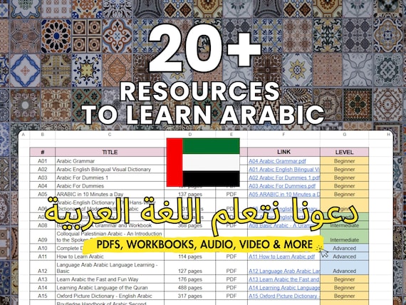 Arabic Learning Bundle: Audio Lessons, Books, PDFs (Digital Download with Instant Access