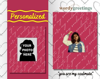 Personalized Digital Paper for Valentines | Digital Paper to Express Love PRINTABLE | Gift for Boyfriend and Girlfriend | Digital Download