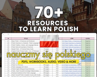Learn Polish Bundle: Books, Worksheets, Videos (Digital Download)