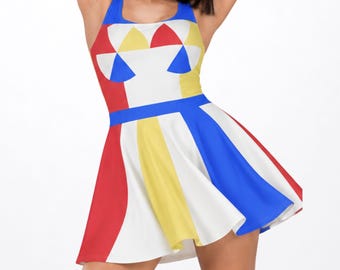 Katy Beach Ball Concert Outfit Fun Colorful 2 Piece Set Music Tour Outfit Celebrity Cosplay Costume