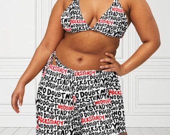 Women's 0 Doubt Sexy Top Las Vegas Concert Look Separates String Bikini & Shorts Style Poolside Look Ska Reggea Rock Music Lovers