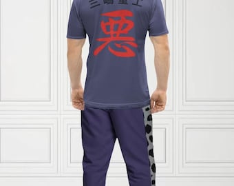 Conjunto de 2 piezas con estampado de Jaguar de lucha libre unisex, ropa de calle informal, cosplay, atuendo de convención de cómic, ropa deportiva, aspecto retro para videojuegos