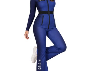 Perry Space Suit Origin Separates Customizable Name Suit Women in Space Astronaut Inspired Music Concert Outfit Fun Halloween Cosplay