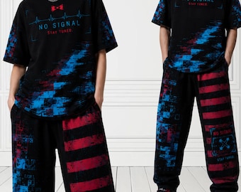 Unisex Vox News Inspired Hotel Streetwear Outfit TV Signal Technology Design Grungecore Edgy Outfit Fan Merchandise