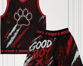 Unisex Furry Inspired Streetwear\Sportswear Set Tanktop + Shorts  Custom Color Options