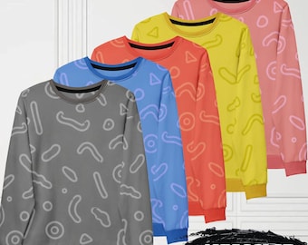 Unisex Personality Shirt Custom Colored ME Sweatshirt Cozy-Game Casual Cosplay Fan Merchandise