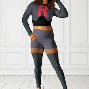 XS-6XL Damen Rocket Gang Cosplay Tasche M 90er Jahre Cartoon Style Japanisches Anime Outfit Comicon Halloween Dress-Up Individuell Anpassbar