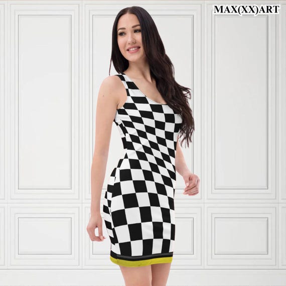 black and white pattern bodycon dress Amazon.com: Women's Dresses Women's Cow Print Scoop Neck Fuzzy Bodycon Dress Dress for Women (Color : Black and White, Size : Large) : Clothing, Shoes & Jewelry