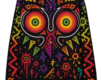 Unisex Evil Tribal Mask & Moon Halloween Inspired Sweatshirt Gaming Fan Merchandise