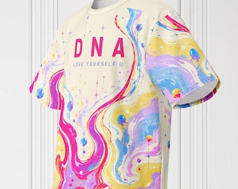 Cotton Unisex DNA Kpop Music Tour Outfit Idols Reunion Oversized T-shirt & Wide Leg Pants