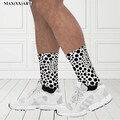 Polkadot Art Inspired Socks,  Colorful and Comfortable Crew Socks With Polkadot Design- Perfect for Casual, Classy, and Quirky Outfits!" product logo