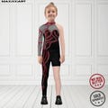 Kid's TaylorMade . Red Snake Outfit, Showgirl Era, Jumpsuit Inspired Fake GlitterStone Effect, Popstar Costume, Kids Dance Party Halloween product logo
