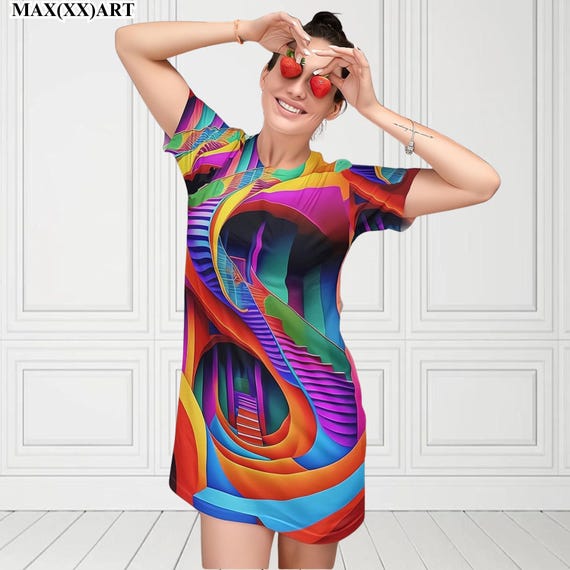 optical illusion dress shirt Optical Illusion Shirt with tie