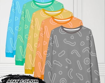 95% Cotton Unisex  Personality Shirt Custom Colored ME Sweatshirt Cozy-Game Casual Cosplay Fan Merchandise