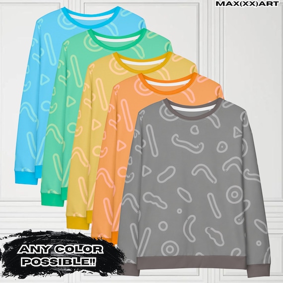 95% Cotton Unisex  Personality Shirt Custom Colored ME Sweatshirt Cozy-Game Casual Cosplay Fan Merchandise