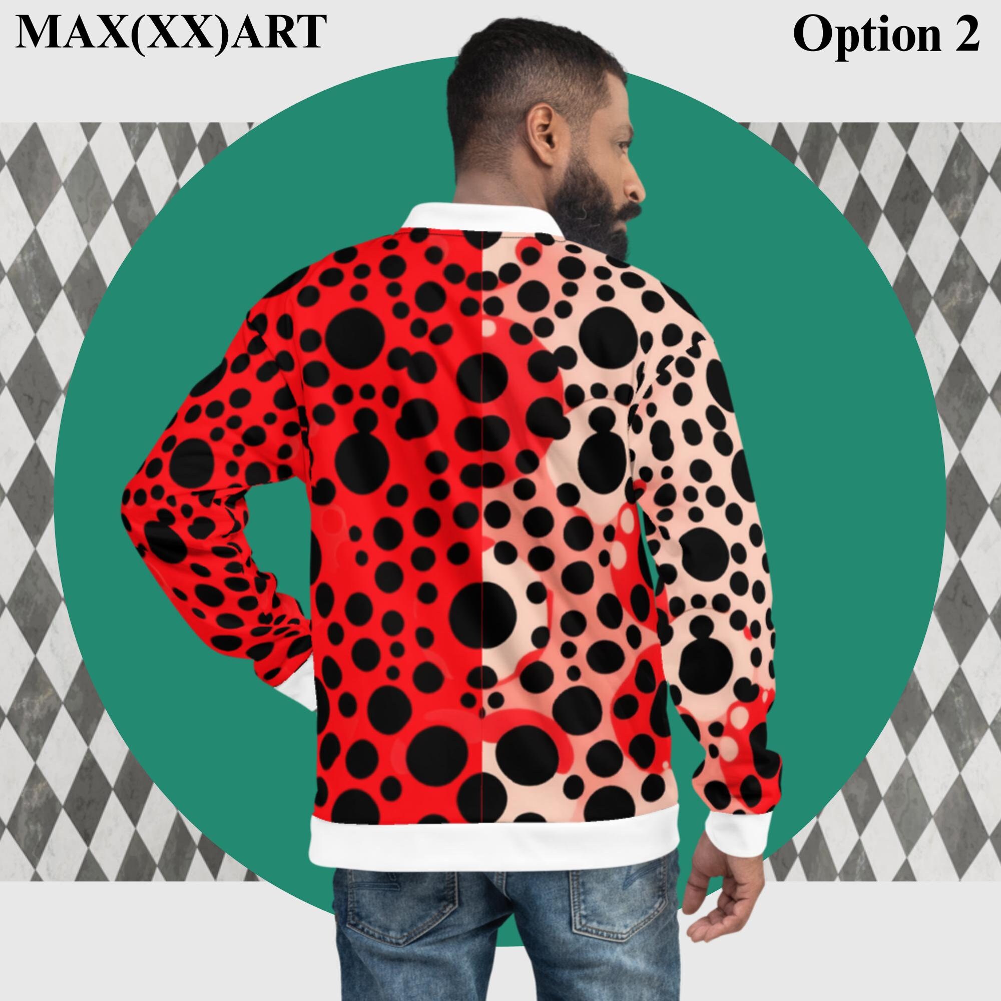 Yayoi Kusama Inspired Fullset, polkadot Clash Bomber Jacket Joggers