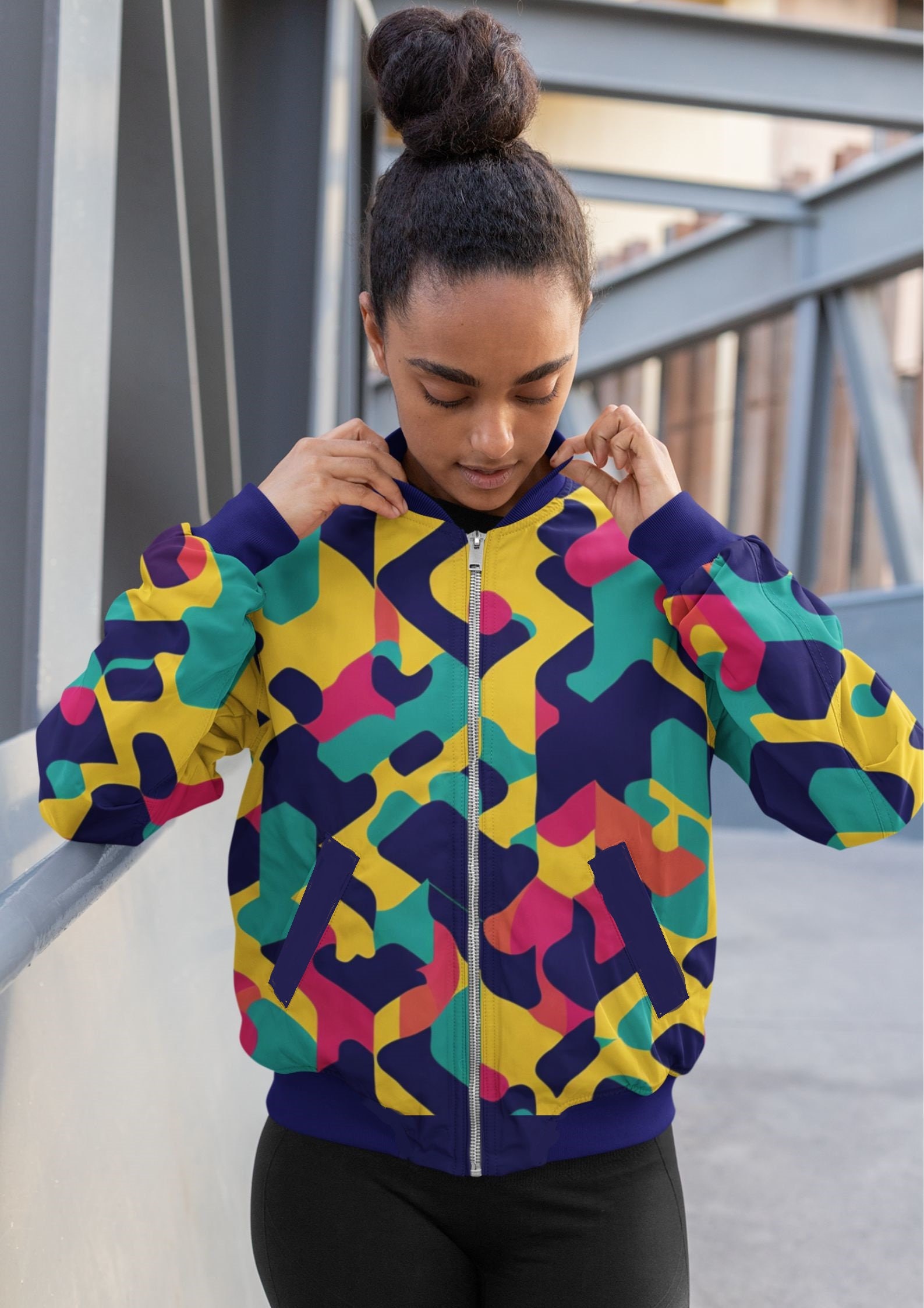 Bomber clearance mimetico donna