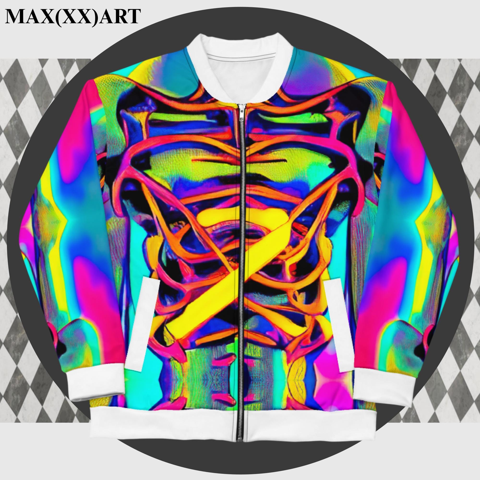 Unisex Bomber Jacket + Track Pants Set, Unique Bright