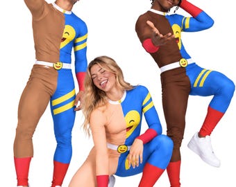 Kids & Youth Custom Color Half Naked Man Cosplay Separates Rash Guard + Leggings Comic Convention Outfit Size Inclusive