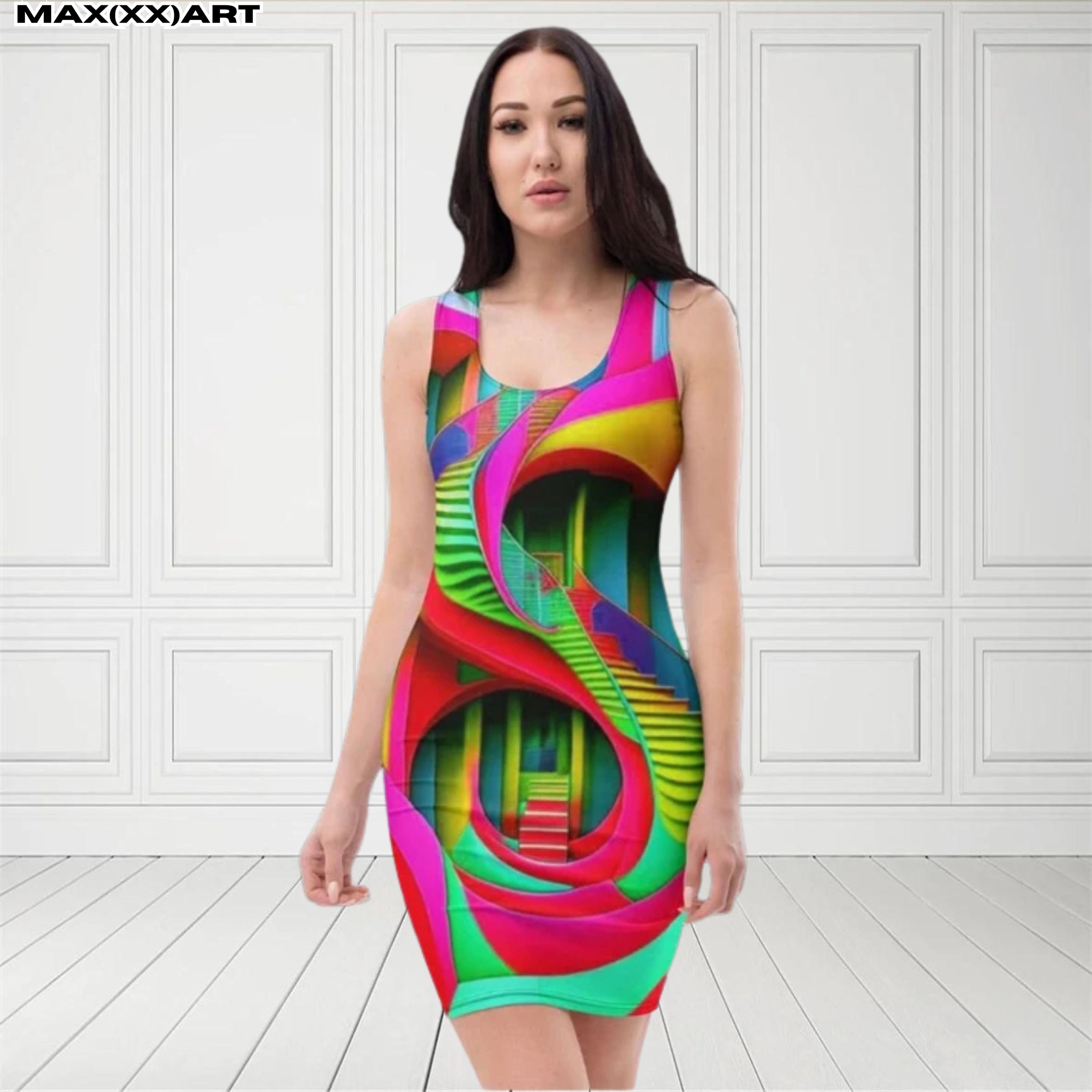 Optical Illusion Dress