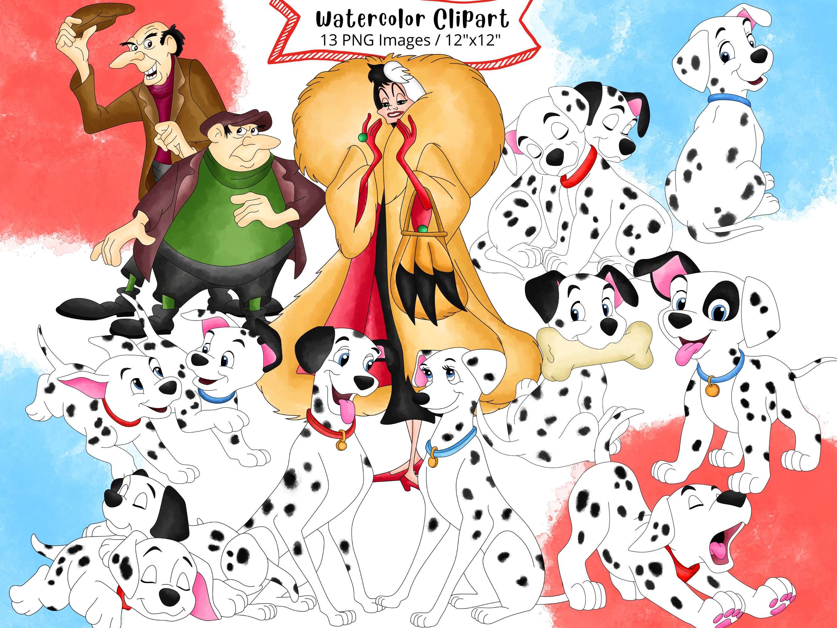 Cartoni Animati Crudelia Demon E Dalmata Carnevale Costume Miss