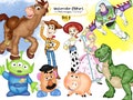 Toy Story Watercolor Watercolor Clipart, Cute Cartoon Illustration, Buzz Lightyear, Woody, PNG, Dinosaur, Jessie, Transparent, Hand Drawn