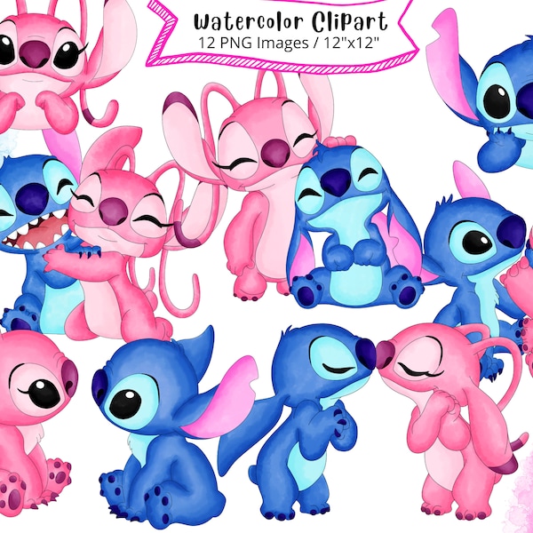 Lilo and Stitch Clip Art - Etsy